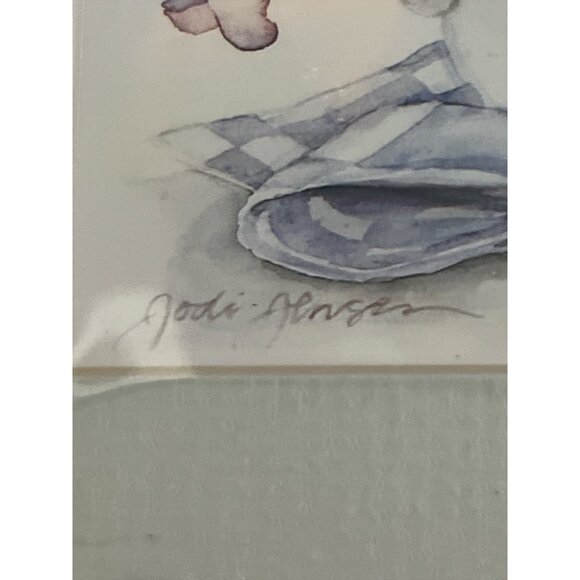 Set of 2 Jodi Jensen Floral Still Life Art Prints – Matted 8x10 Watercolor Style - Picture 4 of 7